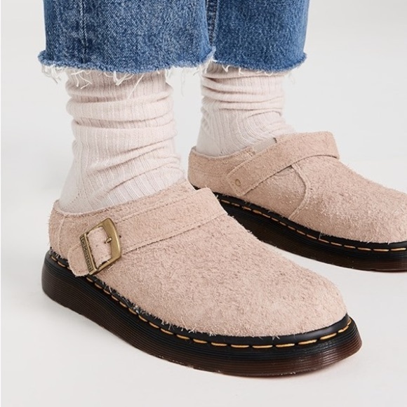 NWT DR MARTENS Vintage Taupe Mules! - Picture 2 of 11